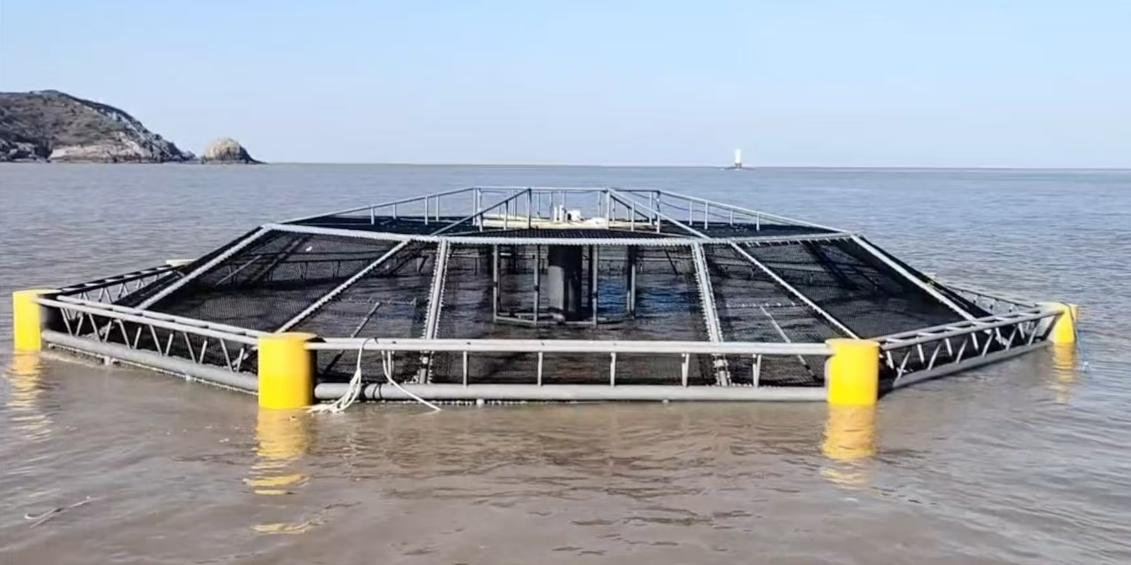 深远海远程控制潜降式网箱